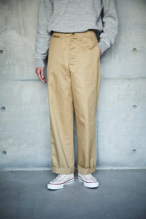 OrSlow Vintage Fit Army Trousers (Unisex) - Khaki