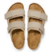 Birkenstock Uji Nubuck/Suede Leather Sandals - Taupe