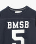 Beams Boy O.3/4 Sleeve Football T-shirt - NAVY
