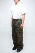 Engineered Garments X Totem FU Over Pants - Olive Camo 6.5oz Flat Twill