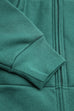 Camber 12oz Heavyweight Cross Knit Zippered Hoodie - Dark Green