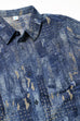Pure Blue Japan [2218] Men's Woven Jacquard BORO Regular Shirt