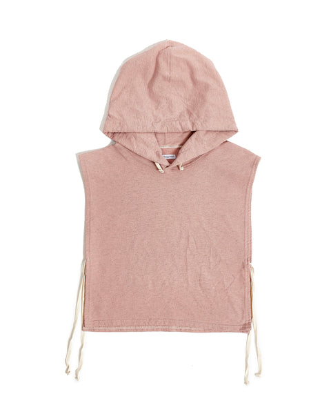 Engineered Garments Hooded Interliner - Pink Cotton French Terry