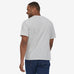 Patagonia Men's Line Logo RIdge Stripe Pocket T-Shirt - White