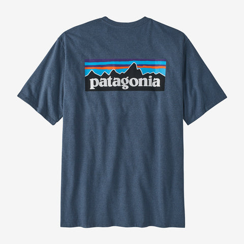 Patagonia Men's P-6 Logo Responsibili-Tee® (Utility Blue)