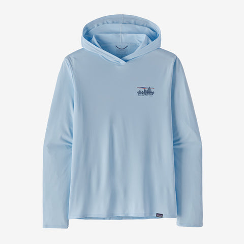 Patagonia Men's Capilene® Cool Daily Graphic Hoody ('73 Skyline: Chilled Blue)