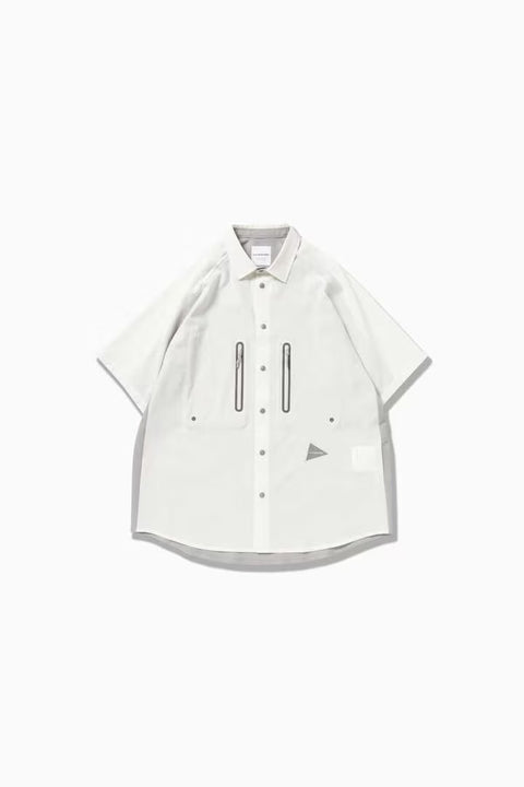 And Wander Tech SS shirt - Off White