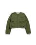 BLANK Cropped BDU Jacket - Olive Cotton Ripstop