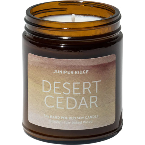 Juniper Ridge - Desert Cedar - Essential Oil Candle - 7oz.
