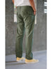 orSlow Slim Fit Fatigue Pants - Green Reverse Cotton Sateen