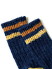 Kapital 60 Yarns Grandrelle IVY SMILE Heel-Hold Socks - Navy