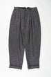 Engineered Garments WP Pant - Black/Grey Linen Stripe