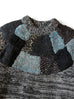 Kapital 3G Wool Hand Knit TUGIHAGI Crew Sweater -  Black