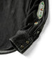 Kapital 8oz black denim western shirt (studs remake) - Black