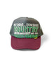 Kapital KOUNTRY DIRTY SHRINK Trucker CAP - Beige x Turquoise