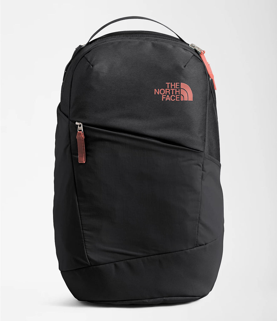 The North Face Women’s Isabella 3.0 Backpack - TNF Black Heather | Brilliant Coral
