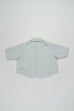 BLANK Crest Half Shirt - Blue/ Natural Stripe Poplin
