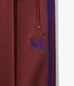 Needles - Track Pant - Poly Smooth - Wine
