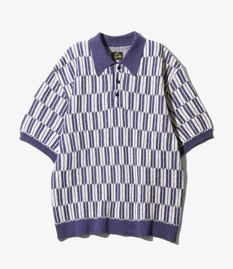 Needles- Polo Sweater - Arrow Colors- Purple