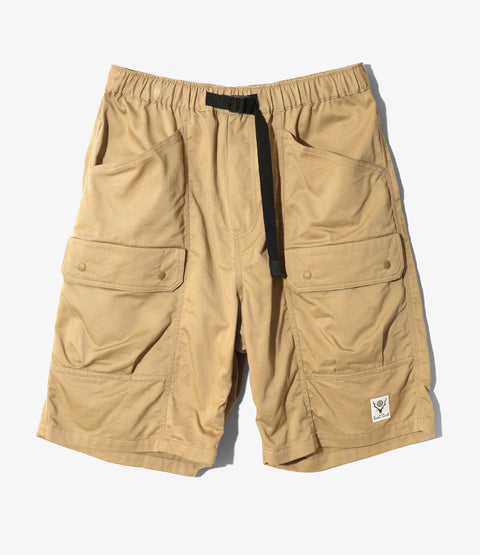 South2 West8 Belted Harbor Short - C/MO Twill - Beige