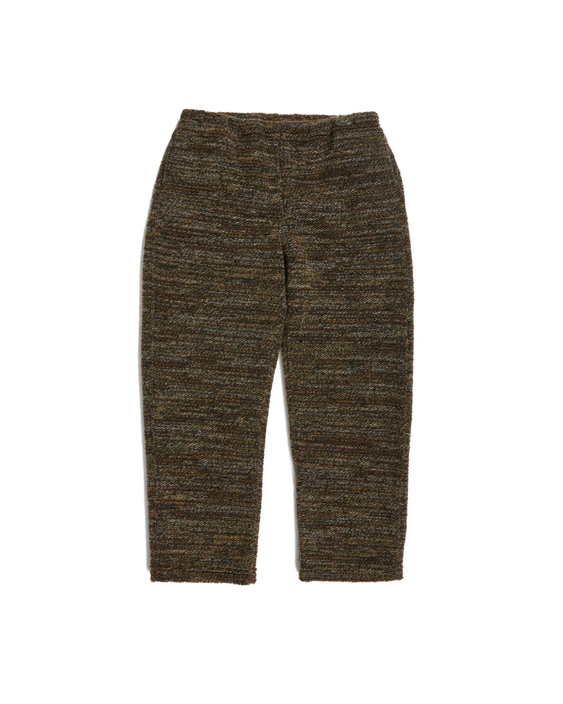Engineered Garments STK Pant - Brown Poly Wool Melange Knit