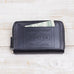 Porter-Yoshida & Co. Glaze Zip Coin Case - Black