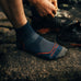 Darn Tough Men's Light Hiker Quarter Hiking Socks - Denim