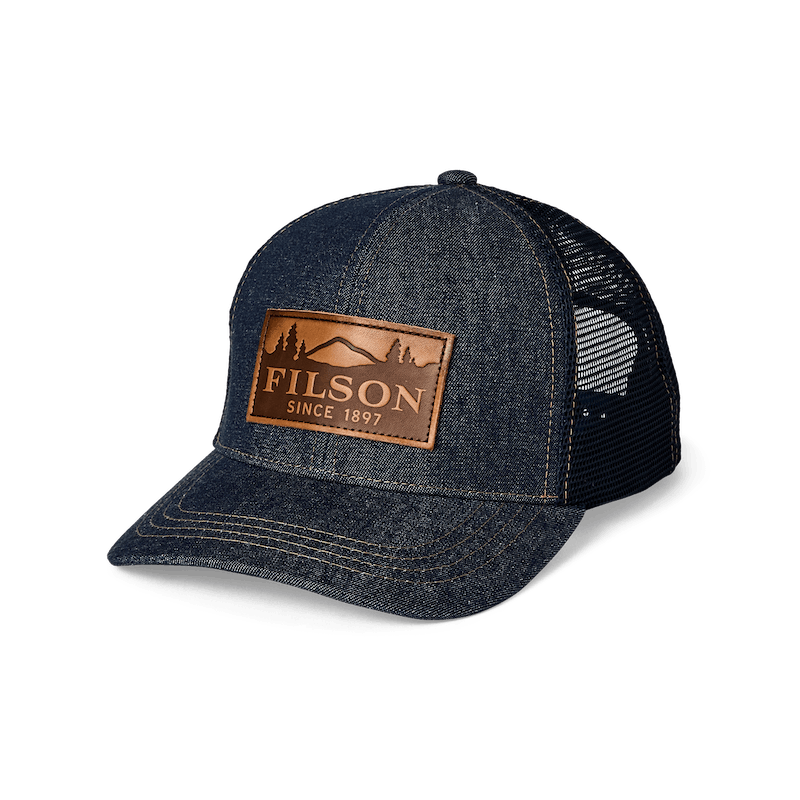 Filson Logger Mesh Cap - Dark Indigo/Scenic