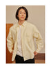 FrizmWorks Stripe Cotton Relaxed Shirt - Yellow