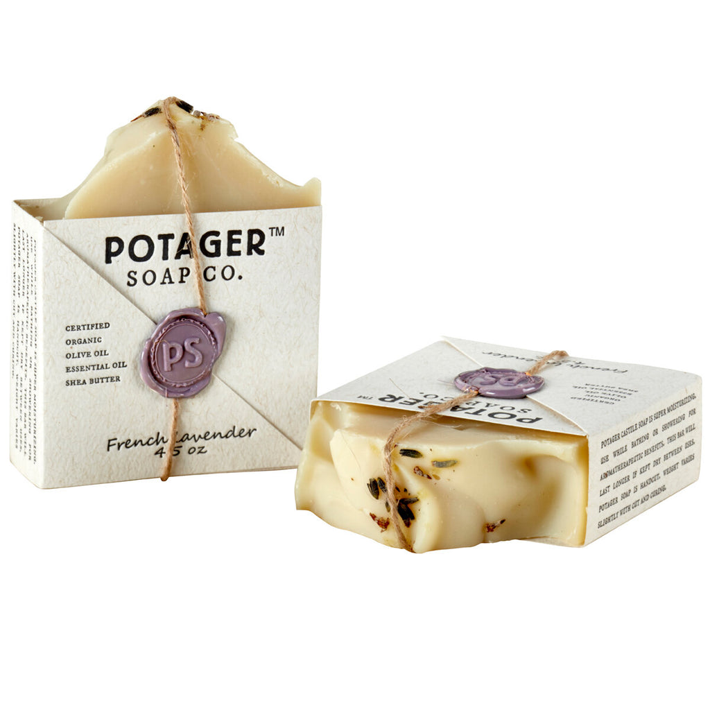 Potager - Bar Soap - French Lavender - Handmade w/ Organic Ingredients