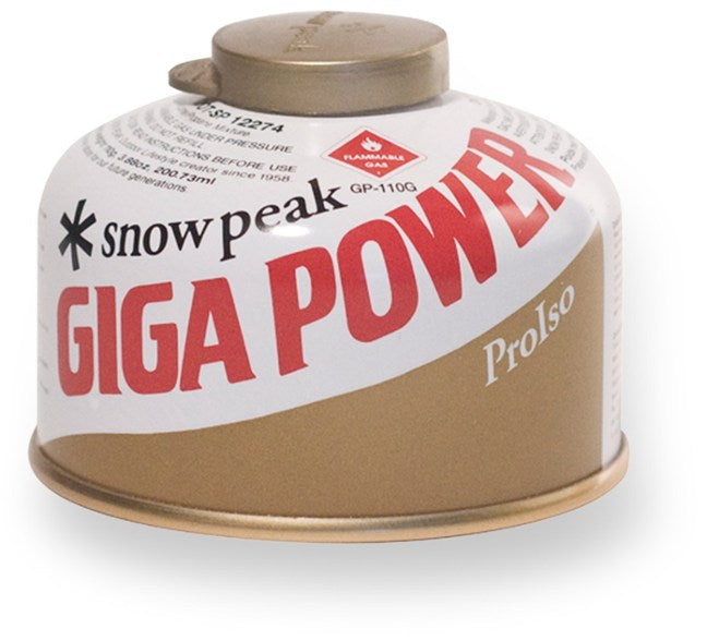 Snow Peak Giga Power 110 Gold Fuel Canister - 110g