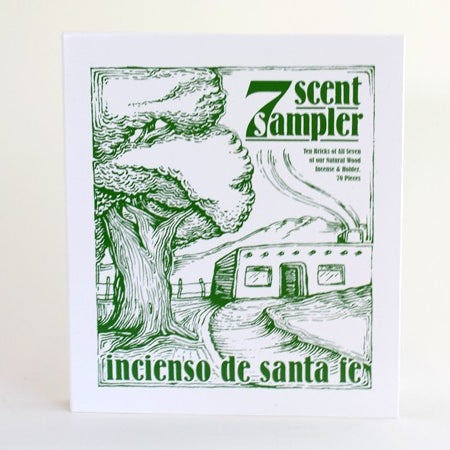 Incienso de Santa Fe Seven Scent Sampler Incense - Totem Brand Co.