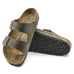 Birkenstock Arizona Suede Leather Soft Footbed - Faded Khaki