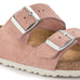 Birkenstock Arizona Suede Leather Soft Footbed - Pink Clay