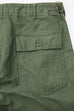 OrSlow US Army Fatigue Pants (Regular Fit) - Green Reverse Cotton Sateen