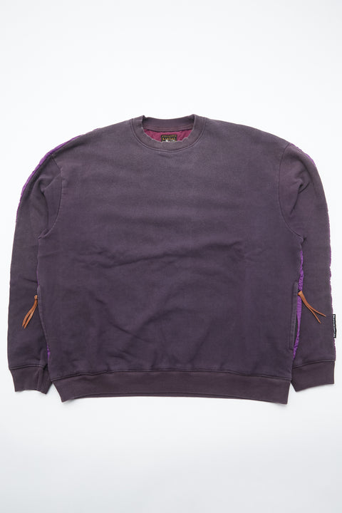 Kapital Fleecy Knit BIVOUAC BIG Sweatshirt - Purple