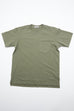 Engineered Garments Workaday Plain Cross Crew Neck T-Shirt - Olive