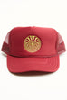 Totem Brand Co. Totem Maze Trucker Hats - Maroon