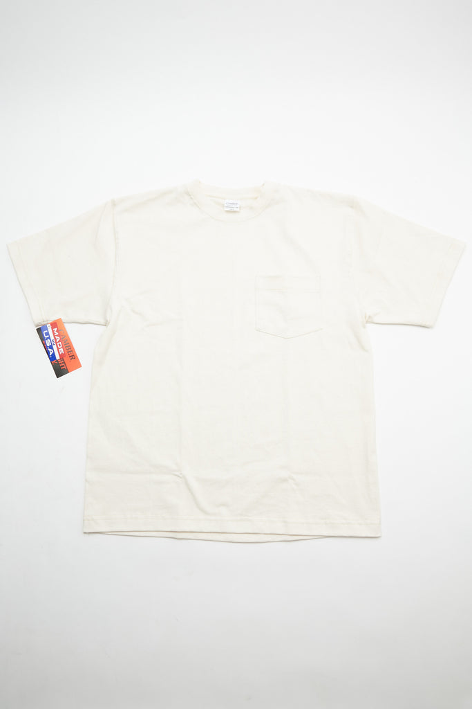 Camber (Irregular) Pocket T-Shirts - Natural