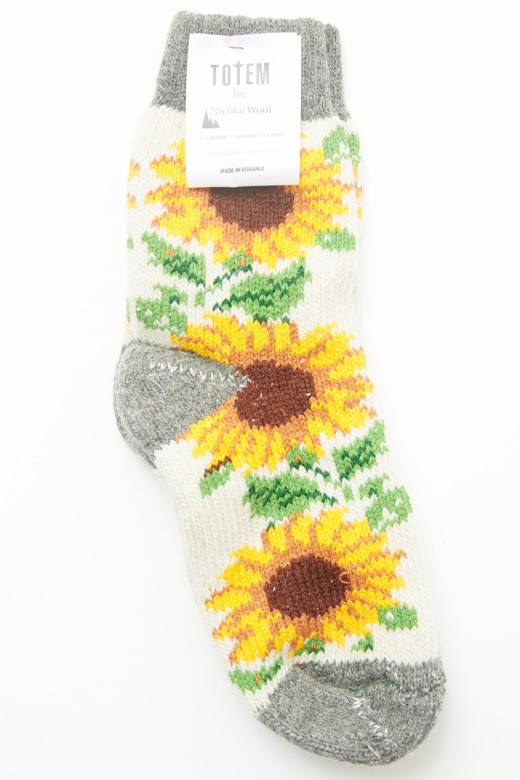 TOTEM by Nicolai Wool Socks - Sunflowers