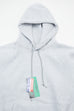 Camber Cross-Knit Heavyweight Pullover Hooded Sweatshirt - Grey