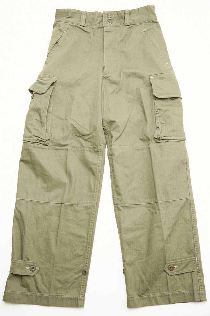 OrSlow M-47 FRENCH ARMY CARGO PANTS (UNISEX) - Army Green