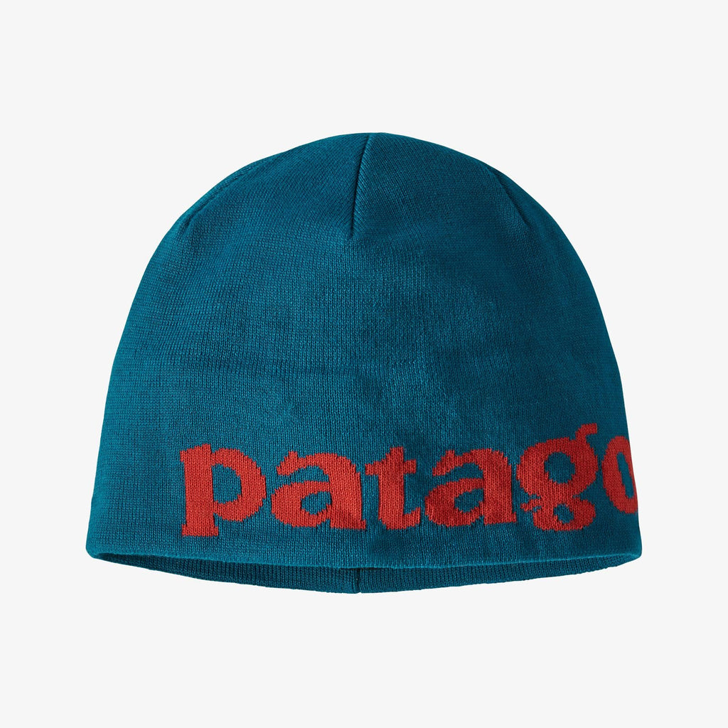 Patagonia Beanie Hat - Logo Belwe: Crater Blue
