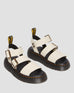 Dr. Martens Women's Gryphon Brando Leather Gladiator Sandals - Beige