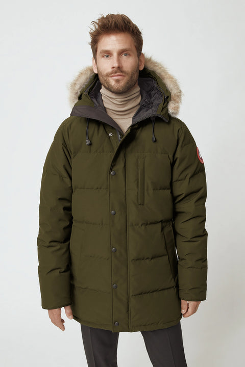 Canada Goose Men's Carson Parka with Fur - Military Green