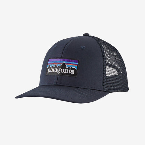 Patagonia P-6 Logo Trucker Hat - New Navy