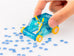 Midori Desktop Mini Cleaner and Dust Sweep - Blue Transparent