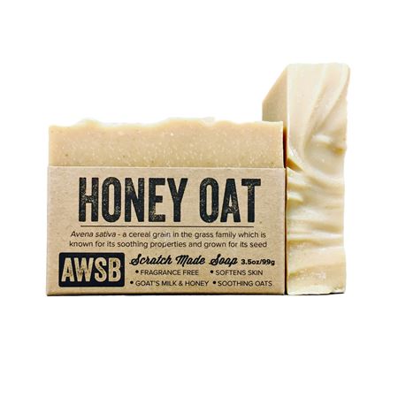 A Wild Soap Bar Bar Soap - Honey Oat Fragrance Free