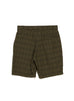 Engineered Garments Sunset Short - Olive Brown Cotton Madras Check