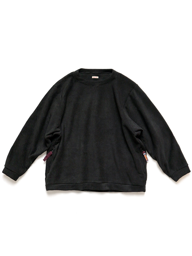 Kapital Reverse Fleece BIG Sweater - Black